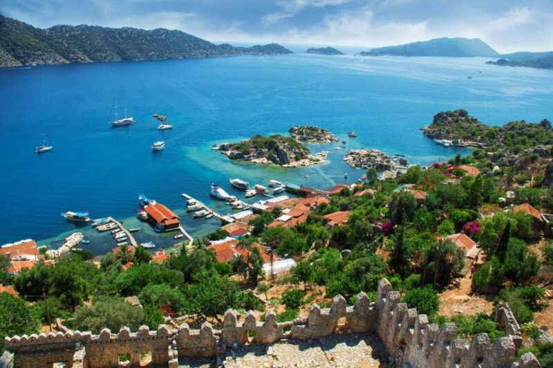 Sail Turkey: Olympos to Fethiye Gulet Cruise - Visiting the Fishing Village of Kas