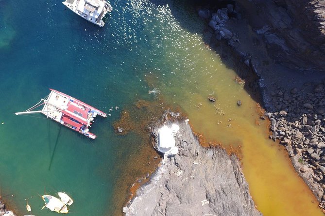 Sailing Catamaran Cruise in Santorini with BBQ, Drinks and Transfer - The Lively Crew and Rave Reviews