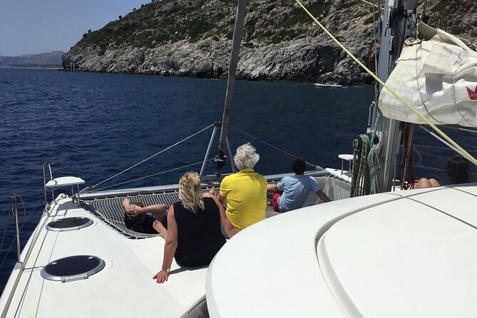 Sailing Catamaran day cruise - Rhodes with lunch & drinks - Onboard Lunch and Drinks