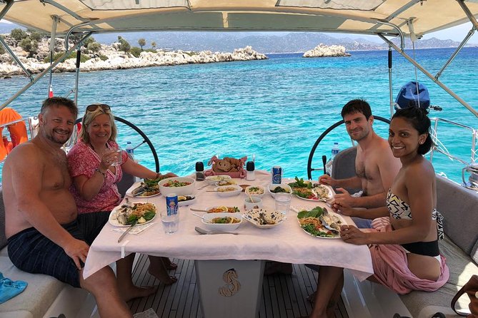 Sailing Day Tour with skipper and private chef in Kas Islands - Logistics and Group Size