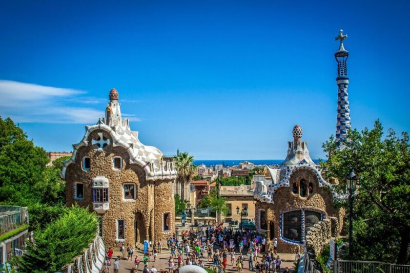 Sailing Experience, Sagrada Familia & Park Guell - Walking Through Park Güell’s Iconic Outdoors Spaces