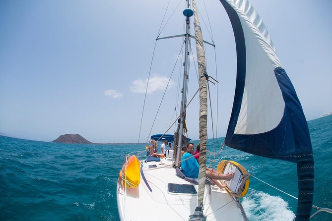 Sailing tour around the Lobos Island Natural Park / 4h - Water Activities with Equipment Included