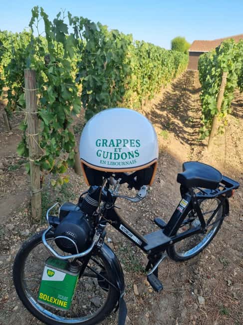 Saint-Émilion: Vintage moped ride - Key Points