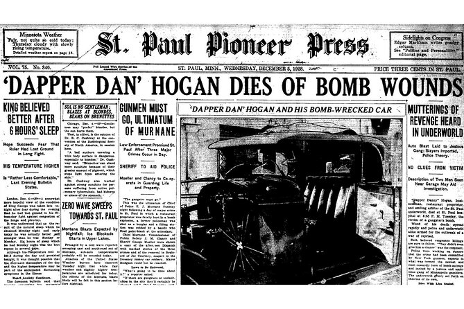 Saint Paul Gangster Tour - Limitations and Considerations