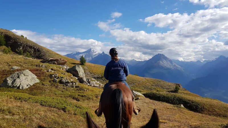 Saint-Pierre - Vetan: Guided horseback ride through the Alpine mountains - Weather Considerations and Cancellation Policy