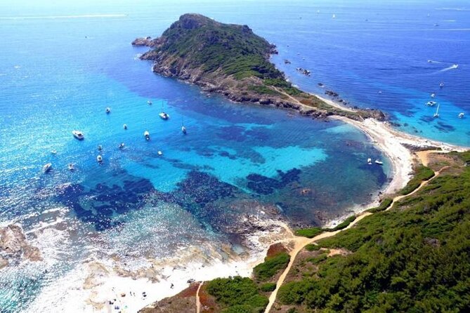 Saint Tropez Full Day Private Yacht Charter on our Pershing 45 - The Vibrant Scene at Pampelonne Plage