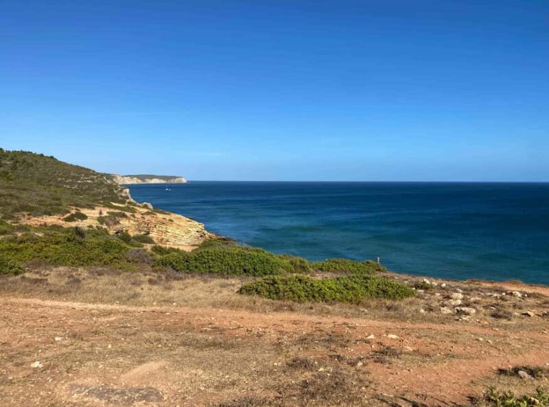 Salema: Stretch Horizons | Coastal Hike & Yoga - Starting Point with Panoramic Views in Salema