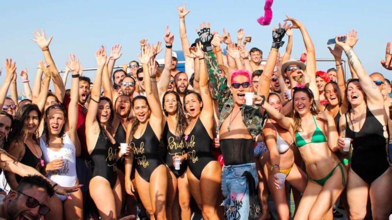 Salou: Boat Party Ticket - The Option to Swim: A Refreshing Bonus