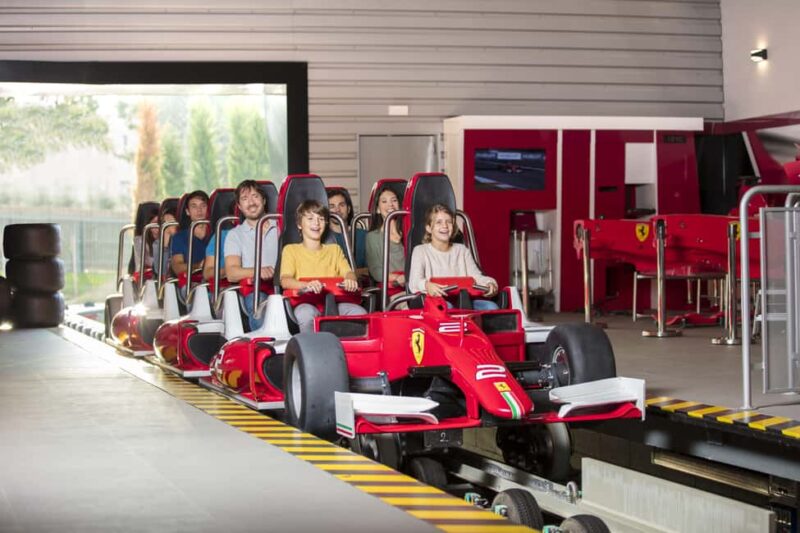 Salou: PortAventura Ferrari Land Admission Ticket - The Thrill of Red Force: Europe’s Tallest and Fastest Roller Coaster