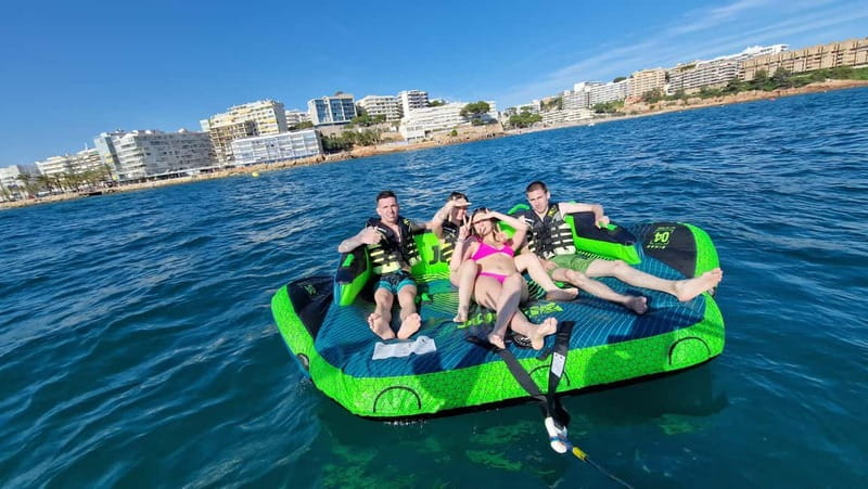 Salou: Private Inflatable Water Sofa Ride - Who Will Love This Activity