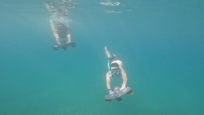 Salou: Underwater scooters - The Coastal Boat Ride and Coveted Coves
