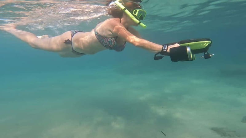 Salou: Underwater scooters - The Return to the Starting Point