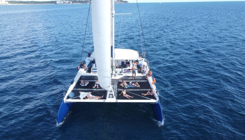 Salou's Fireworks 15th August Sail Catamaran - The Route: From Cambrils to the Fireworks Display