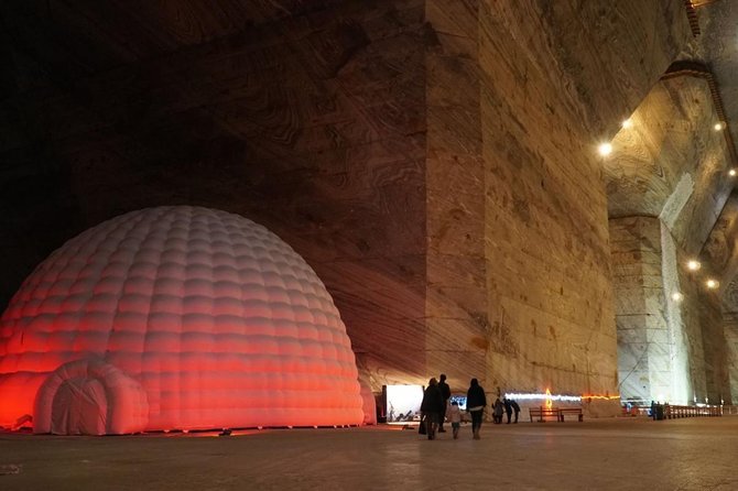 Salt Mine , Lunch at Winery Dracula Grave- Private Tour - Exploring the Unirea Salt Mine in Slanic Prahova