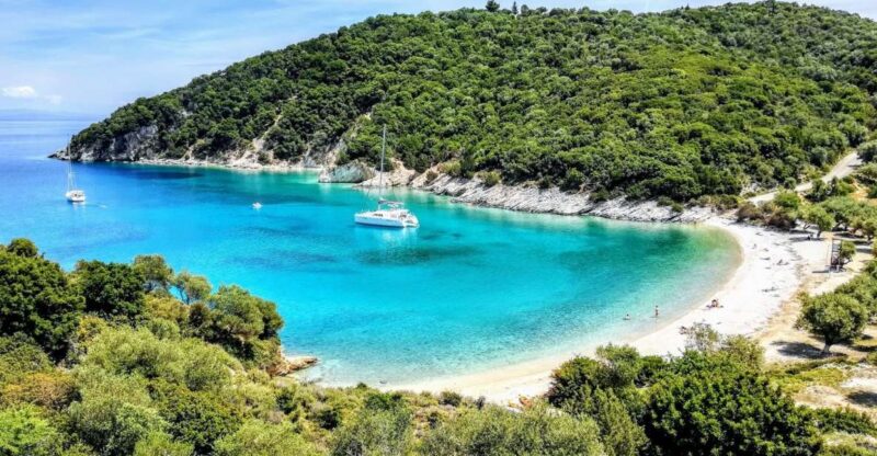 Sami: Ithaca Island Boat Trip with Swimming and Snacks - Key Points