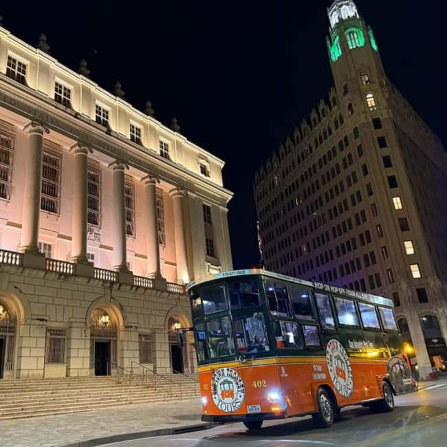 San Antonio: City Lights Night Tour by Trolley - Music Curated for the San Antonio Night Experience