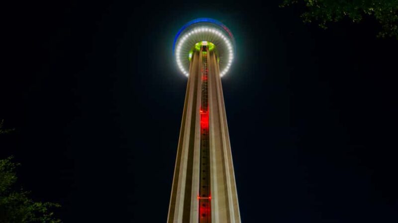 San Antonio Premium Night Driving Tour with Dinner & Cruise - Panoramic Views from the Tower of the Americas