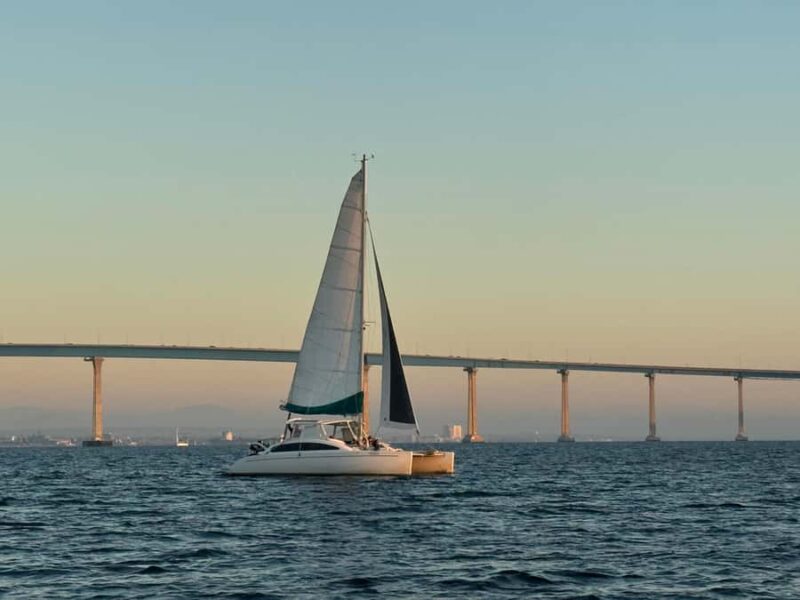 San Diego Bay: 2.5 hour Pure Catamaran Sailing Cruise - Small Group Atmosphere for a Personalized Experience