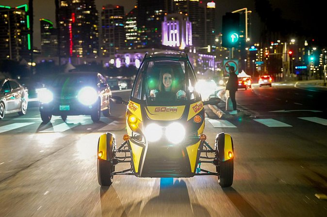 San Diego Holiday Lights Talking GoCar Tour - Shopping and Snacking at Seaport Village