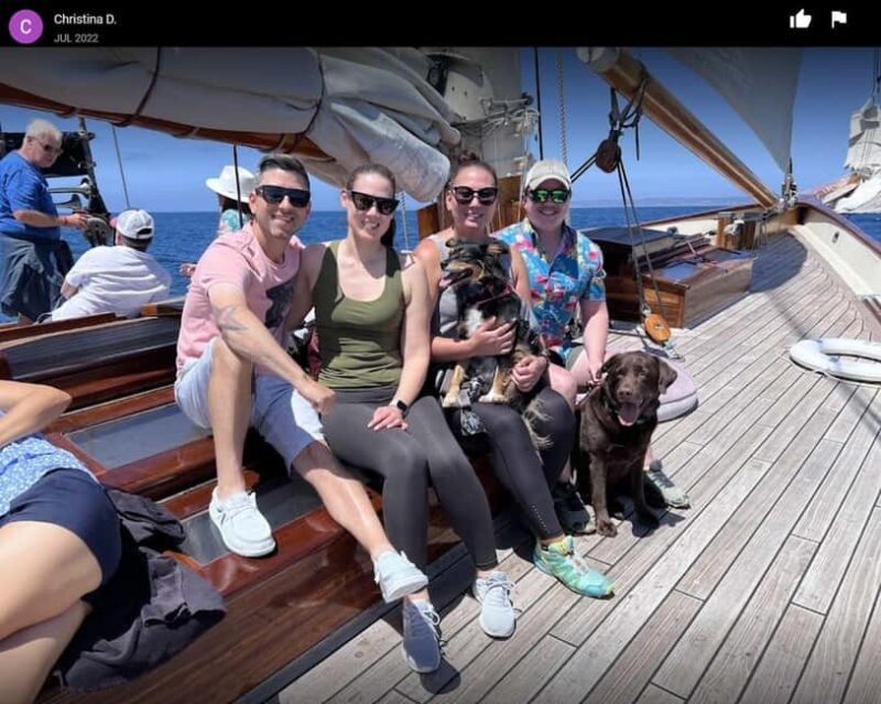 San Diego: Whale Watching Cruise on the Yacht America - Exciting Whale Watching on the Yacht America in San Diego for $95