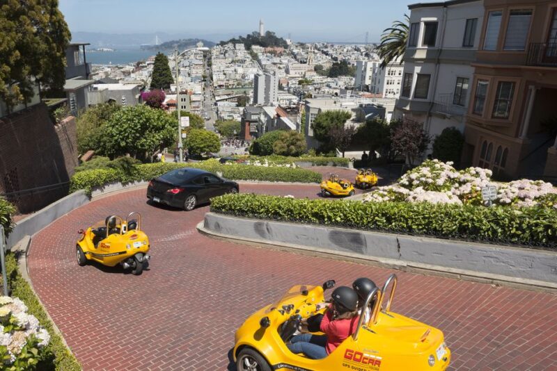 San Francisco: 3-Hour Early Bird GoCar Tour - Iconic Landmarks: Golden Gate Bridge and Lombard Street