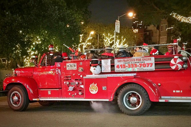 San Francisco Fire Engine Holiday Lights Tour - Discover the San Francisco Fire Engine Holiday Lights Tour at $45 per person
