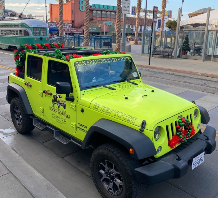San Francisco: Holiday Lights Private Group Jeep Tour - Comfortable and Warm Transportation in a Private Jeep