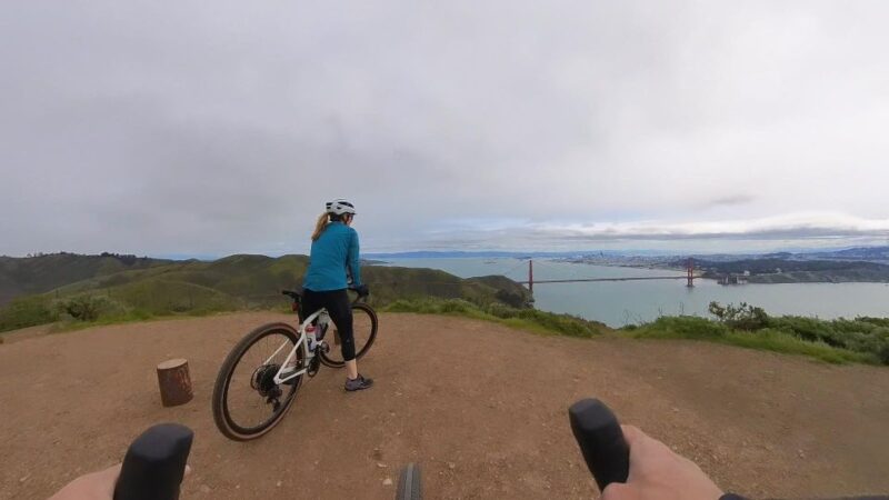 San Francisco: Marin Headlands Gravel Biking Tour +GG Bridge - Food, Drinks, and Relaxing Pit Stops