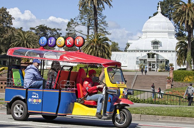 San Francisco Private Group City Tour 2.5 Hours - Lucky Tuk Tuk - Marvel at the Palace of Fine Arts Theatre