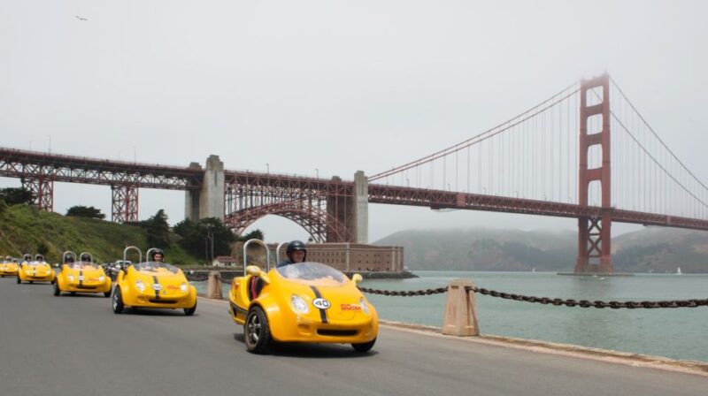 San Francisco: Self-Drive Landmarks Tour with Painted Ladies - The Bright Yellow Storytelling Car®: Your Personal San Francisco Ride