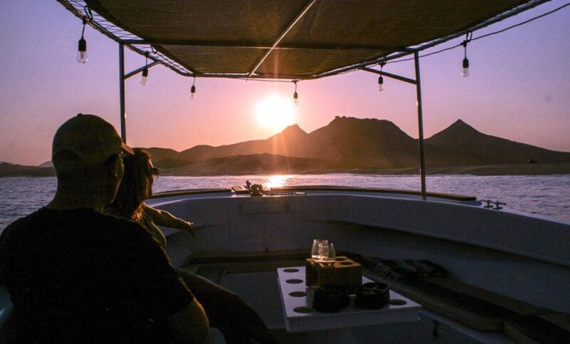 San Jose del Cabo private Sunset cruise - Food, Drinks, and the Sunset Atmosphere