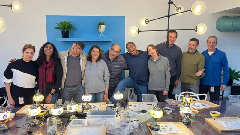 San Jose: Turkish Mosaic Lamp Workshop - Enjoying the Workshop Environment and Amenities