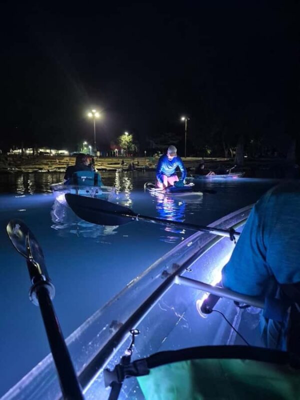 San Marcos: Sunset Clear Kayak Eco Tour with Glow Lights - The Experience Provider: Get Up And Go Kayaking