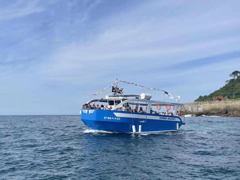 San Sebastian: Boat Tour with Stop at Santa Clara - Key Points