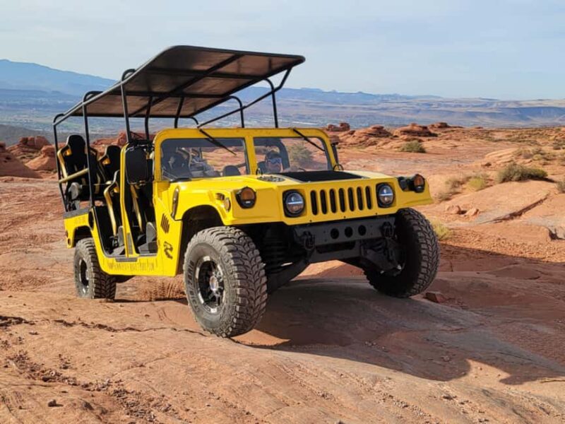 Sand Hollow: Hummer Tour with Rock Crawling & Sand Dunes - Scenic Overlook with 360-Degree Desert Views