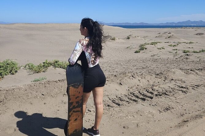 Sandboarding in Dunas del Mogote - The Beach Stop and Sea of Cortez Views