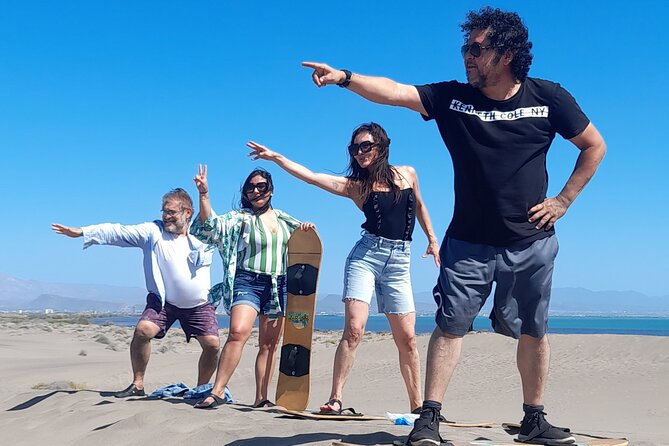 Sandboarding in the Mogote Dunes in Mexico - The Scenic Drive to El Mogote’s Dunes