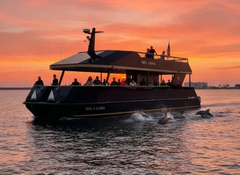 Sandestin Sunset Dolphin Cruise - Experience a Sunset Dolphin Cruise on the 54 SOL y LUNA in Sandestin
