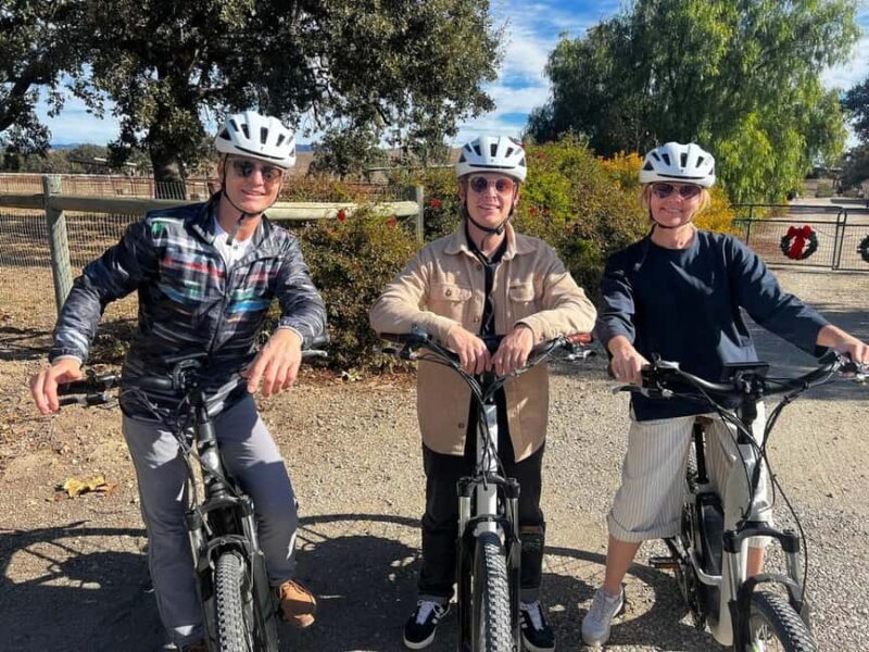 Santa Barbara: E-bike wine tour w/ transport, tasting, lunch - Visiting Lavender Farms, Miniature Horse Farms, and Danish Villages