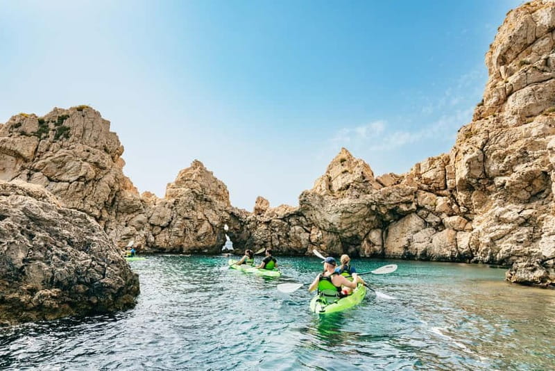 Santa Ponsa: Marine Reserve Kayak Tour - The 30-Minute Van Journey to the Coastal Starting Point