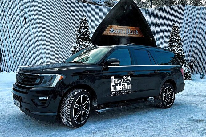 Santa Village Tour+Lapland Cuisine In Glass Igloo+Snow Scooters - Unique Dining in a Glass Igloo with Fireplace Comfort