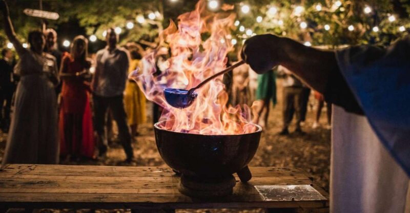 Santiago de Compostela: Queimada Experience Show and Tasting - The Local Bar and Traditional Dance Show