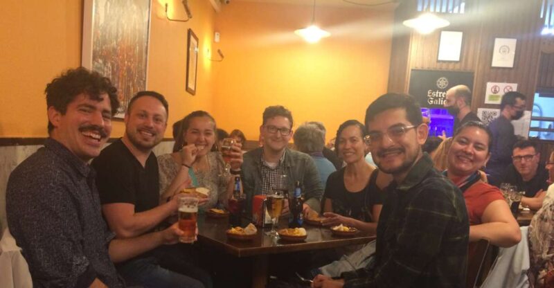 Santiago: Guided Foodie Tour with Drinks, Tapas & Live Music - From the Meeting Point in Praza de Cervantes to Local Bars