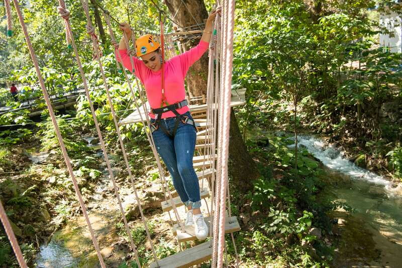 Santiago: IBO Hanging Bridges in Cola de Caballo Ticket - The Tightrope Walk: An Exciting River Crossing