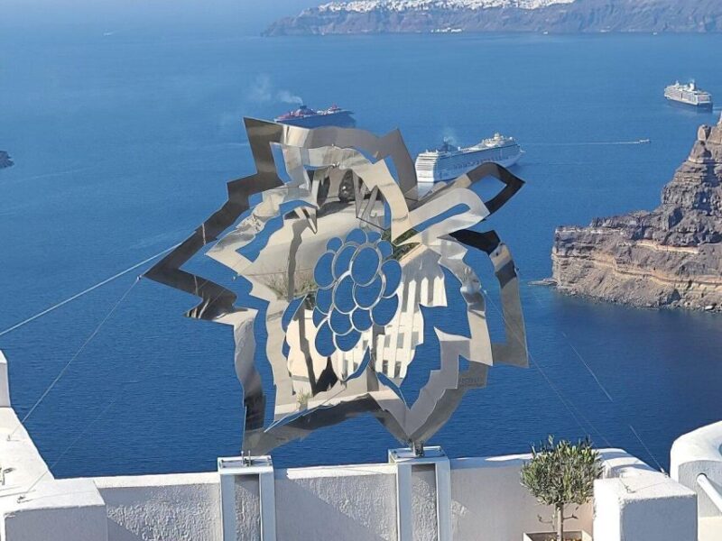 Santorini: 3 Wineries Visit with 11/12 Wines Premium Tasting - Visiting Santorini’s Iconic Wineries on a Guided Tour