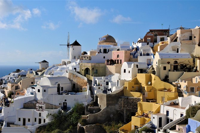 Santorini 5 Hour Private Oia Tour & Lunch/Dinner at a Local Farm - Wine Tasting at Artemis Karamolegos Winery