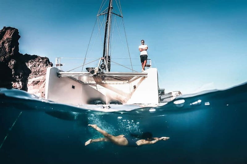Santorini: All-Inclusive Private Catamaran Experience - Discover the Luxury of a Private Catamaran in Santorini