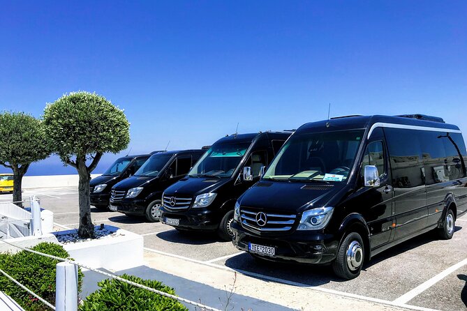 Santorini Arrival Transfer & Travel Services - Comfortable and Reliable Santorini Arrival Transfers at an Affordable Price