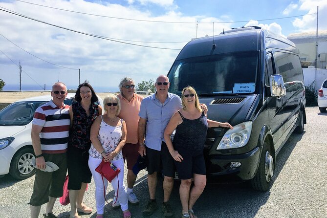 Santorini Arrival Transfer & Travel Services - The Comforts of the Air-Conditioned Vehicle