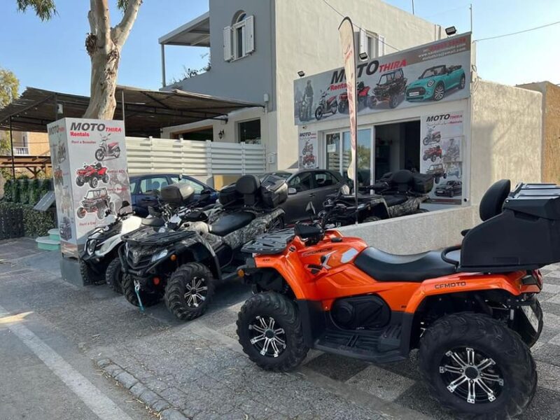 Santorini: ATV Highlights Tour with Local Tour Leader - Logistics, Safety, and Physical Requirements